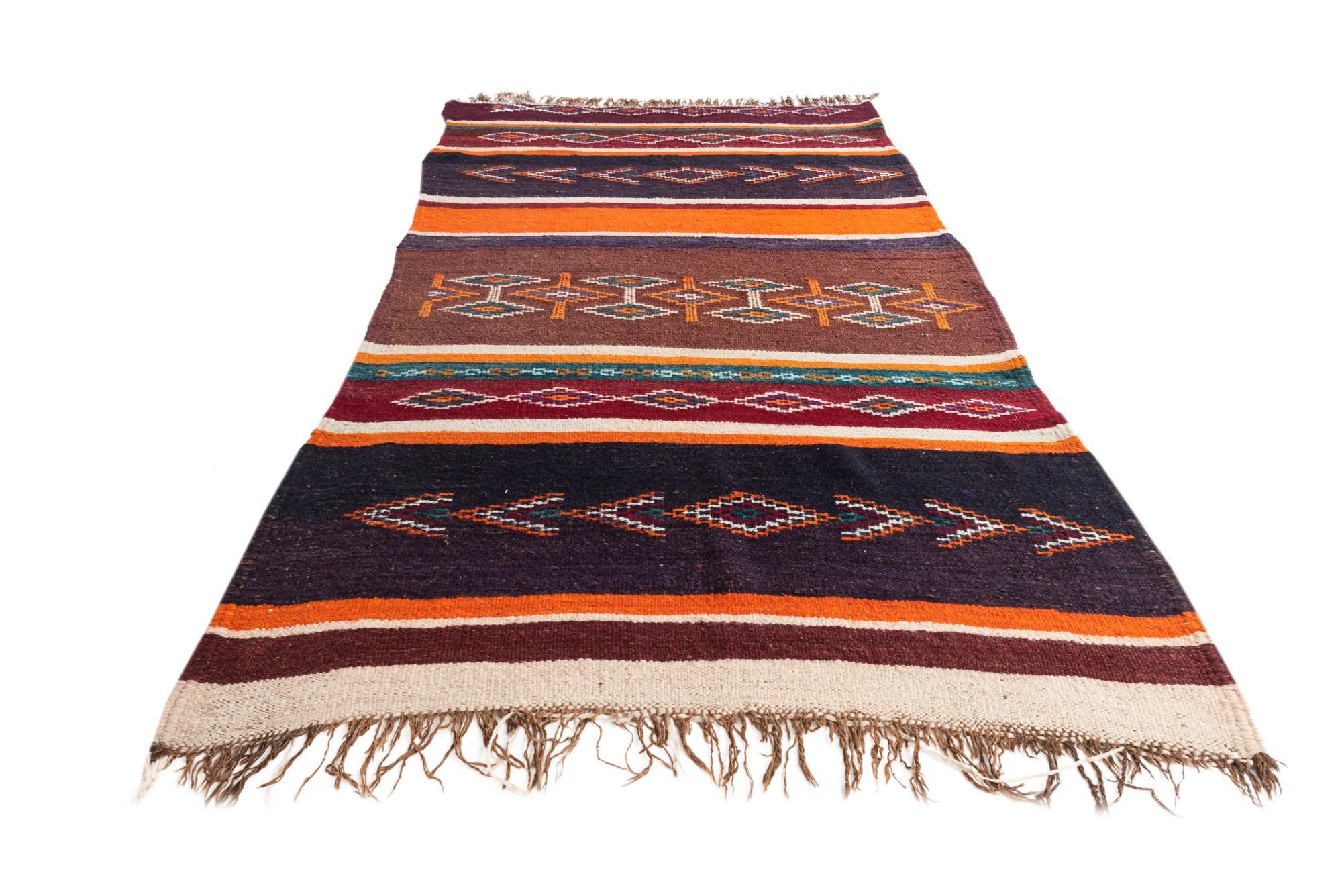 5' x 9' Hand Knotted Moroccan Wool Rug