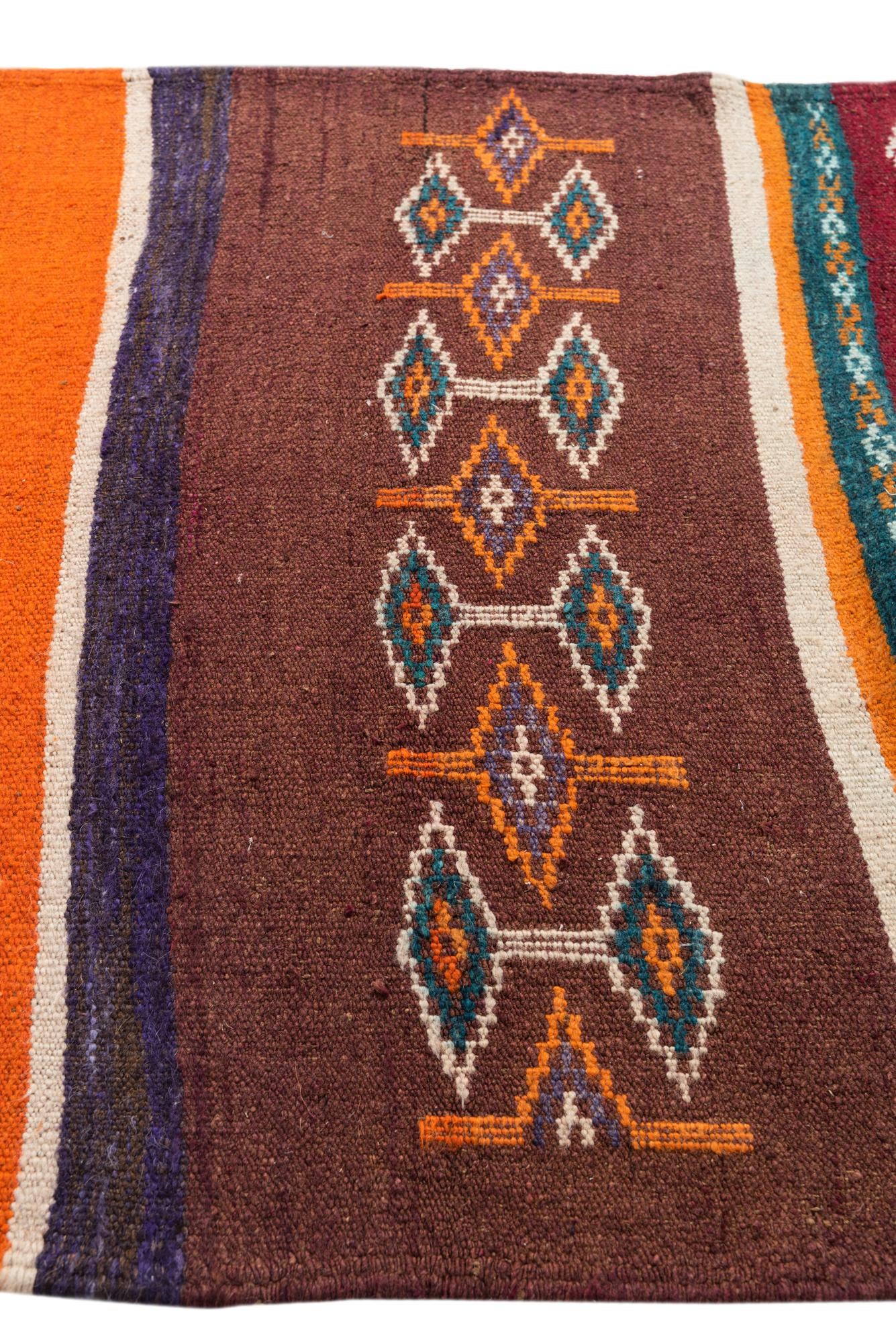 5' x 9' Hand Knotted Moroccan Wool Rug