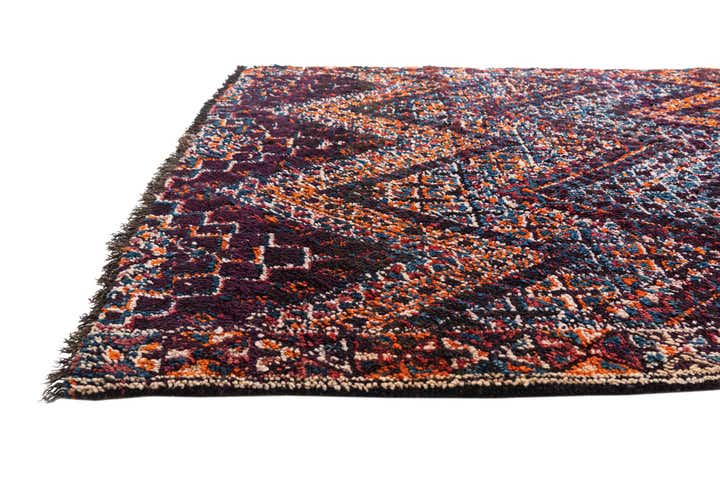 6' x 9' 1 Hand Knotted Moroccan Wool Rug