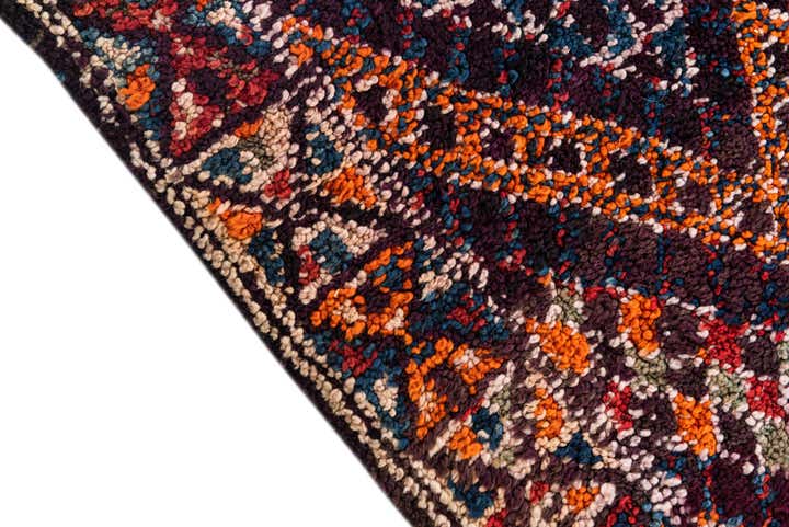 6' x 9' 1 Hand Knotted Moroccan Wool Rug