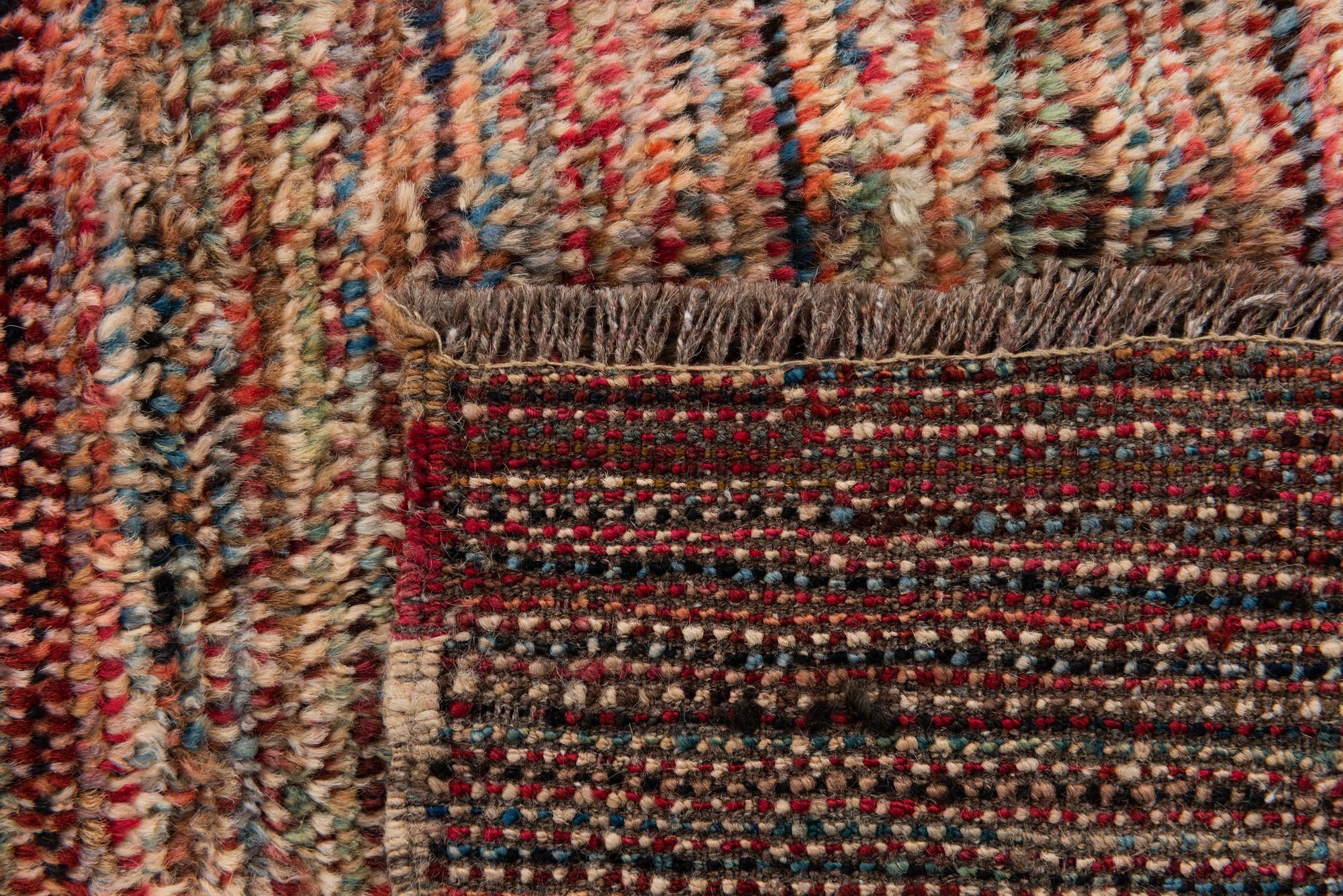 3' 1 x 4' Hand Knotted Moroccan Wool Rug