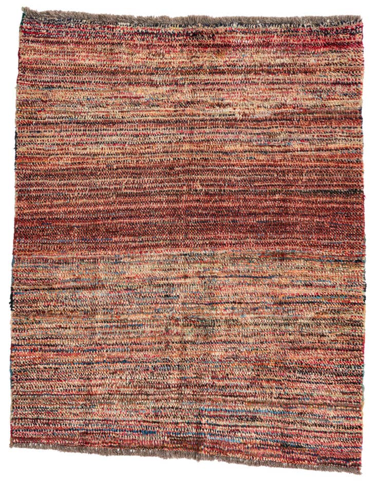 Detail image of 3' 1 x 4' Hand Knotted Moroccan Wool Rug