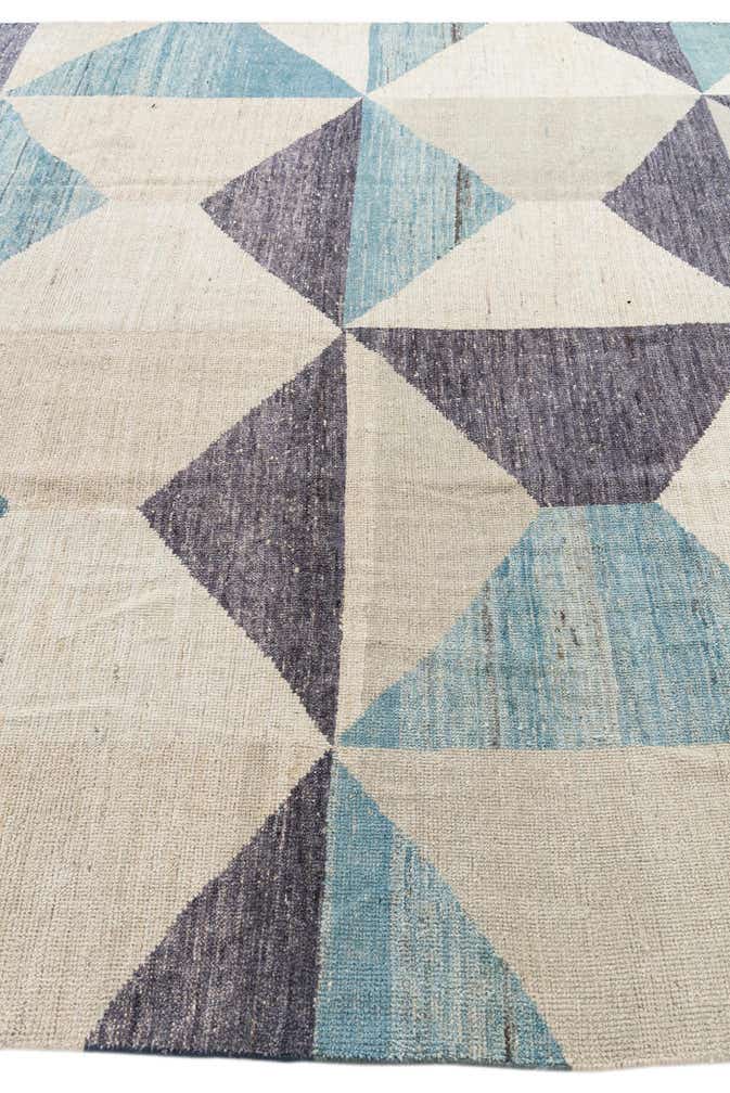 7' 9 x 10' 4 Hand Knotted Moroccan Wool Rug