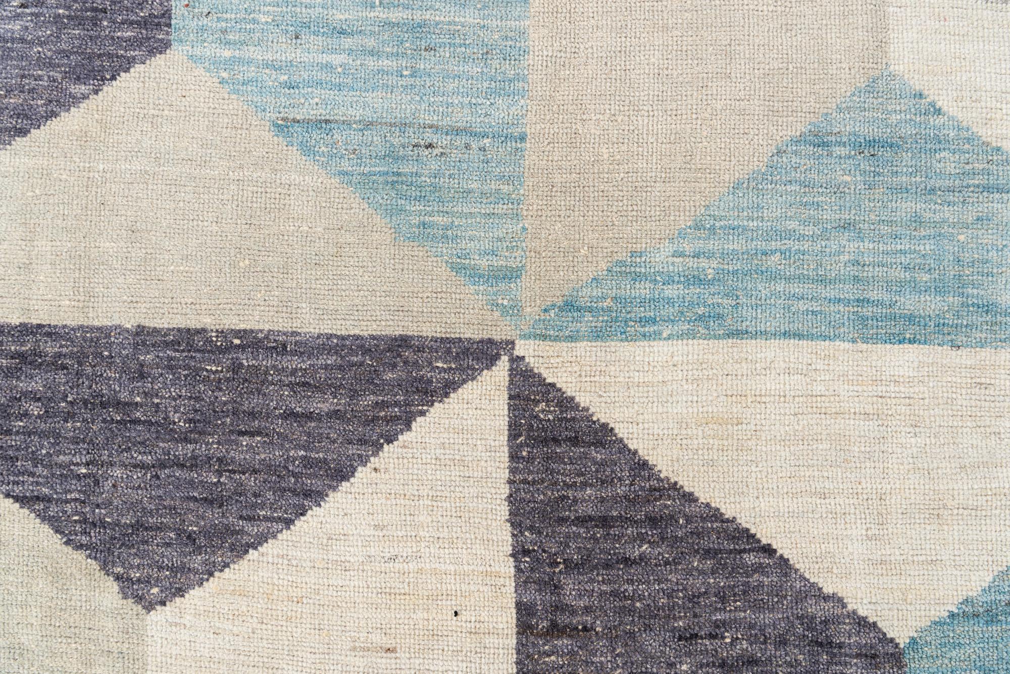 7' 9 x 10' 4 Hand Knotted Moroccan Wool Rug