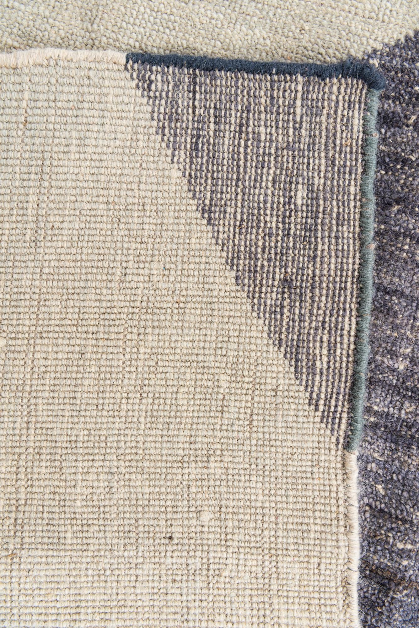 7' 9 x 10' 4 Hand Knotted Moroccan Wool Rug