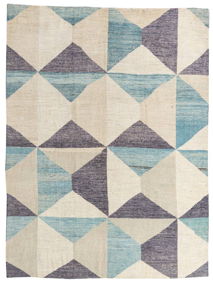 Detail image of 7' 9 x 10' 4 Hand Knotted Moroccan Wool Rug