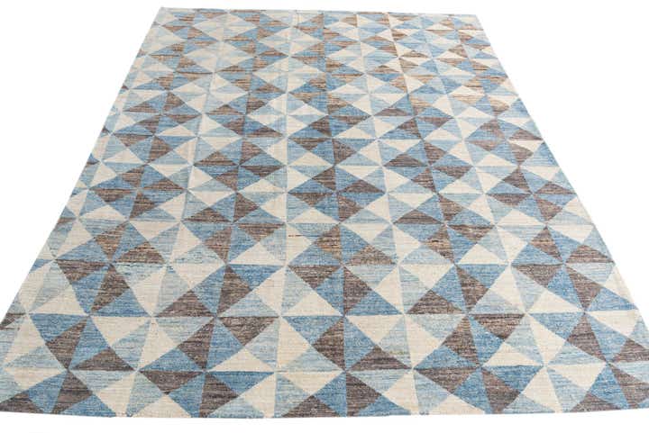 8' 9 x 11' 10 Hand Knotted Moroccan Wool Rug