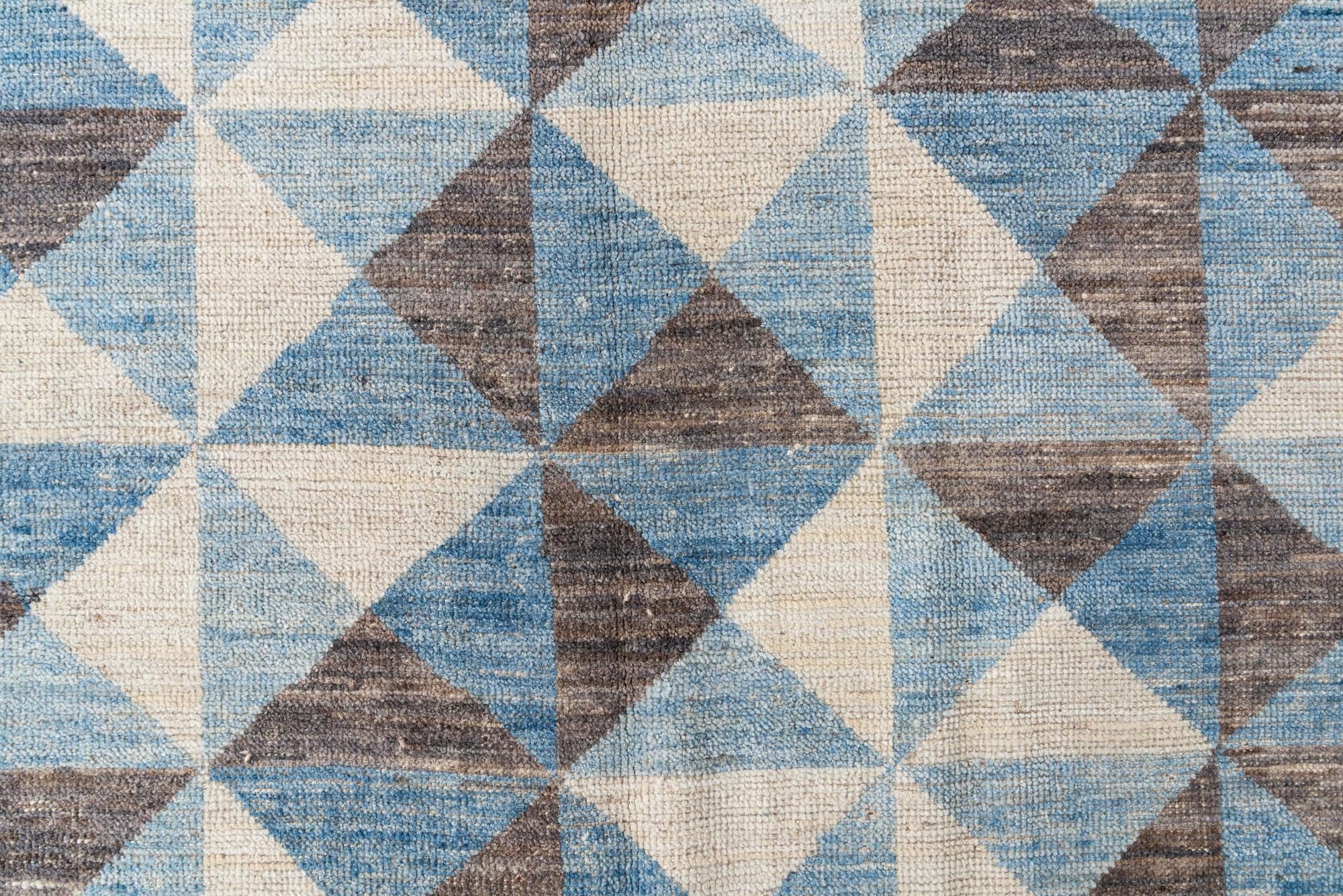 8' 9 x 11' 10 Hand Knotted Moroccan Wool Rug
