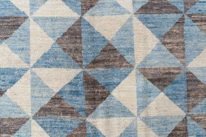 8' 9 x 11' 10 Hand Knotted Moroccan Wool Rug
