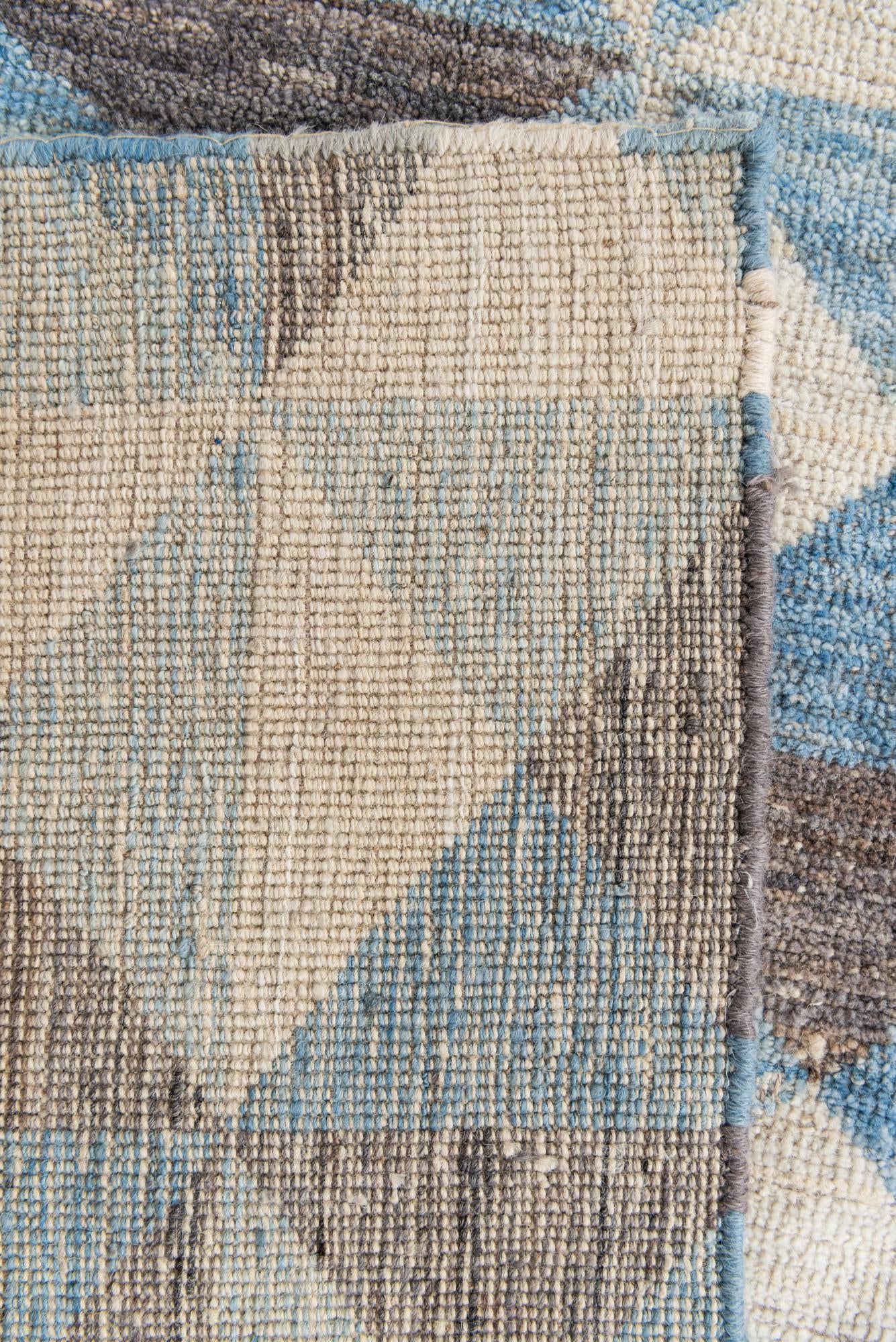 8' 9 x 11' 10 Hand Knotted Moroccan Wool Rug