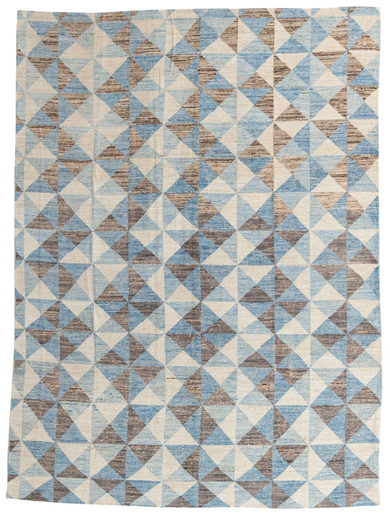 8' 9 x 11' 10 Hand Knotted Moroccan Wool Rug