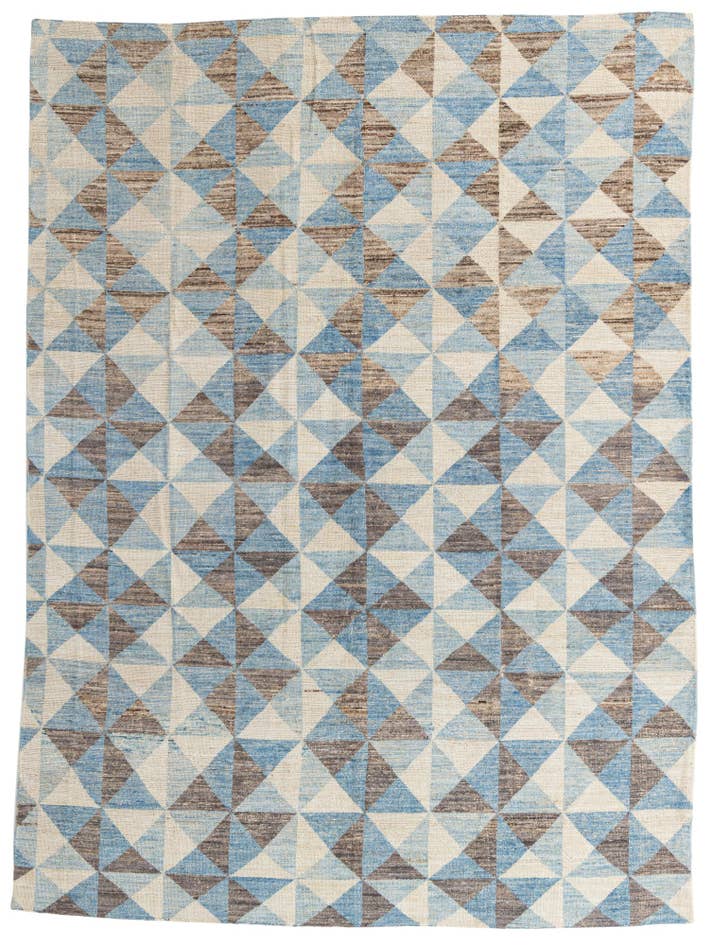 Detail image of 8' 9 x 11' 10 Hand Knotted Moroccan Wool Rug