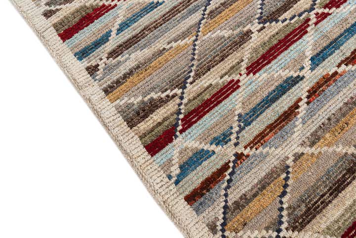 8' 6 x 10' 7 Hand Knotted Moroccan Wool Rug