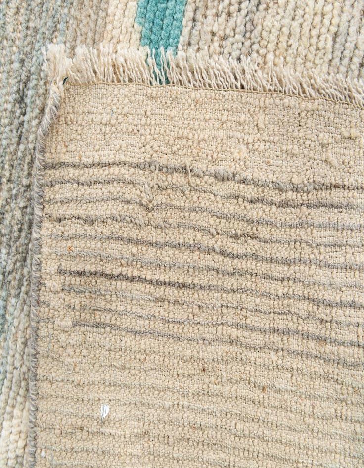 Detail image of 8' 1 x 10' 2  Hand Knotted Moroccan Wool Rug