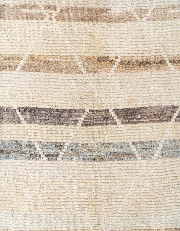 Detail image of 9' x 12' 7  Hand Knotted Moroccan Wool Rug