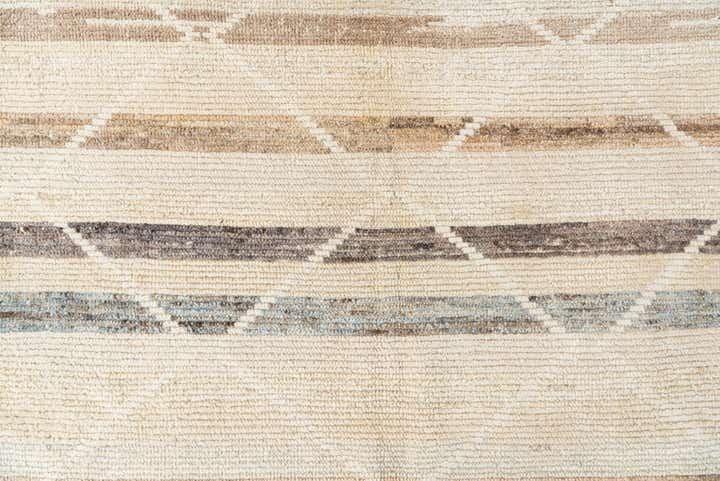 9' x 12' 7 Hand Knotted Moroccan Wool Rug