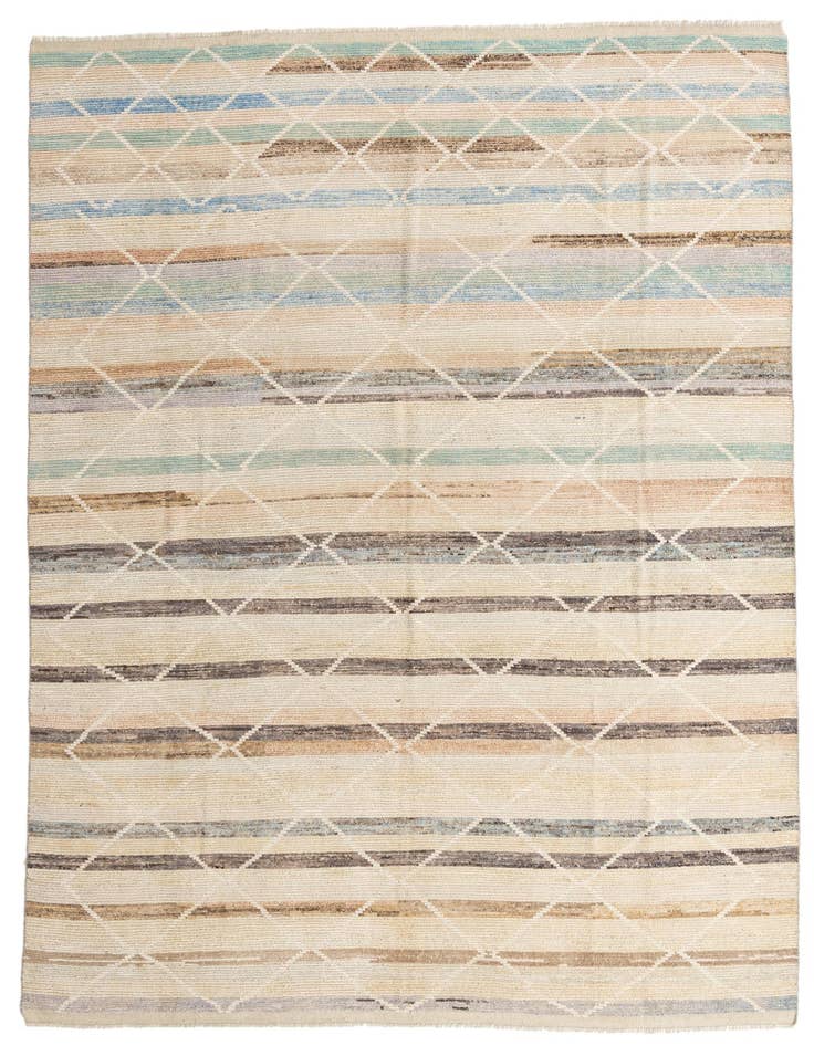 Detail image of 9' x 12' 7 Hand Knotted Moroccan Wool Rug