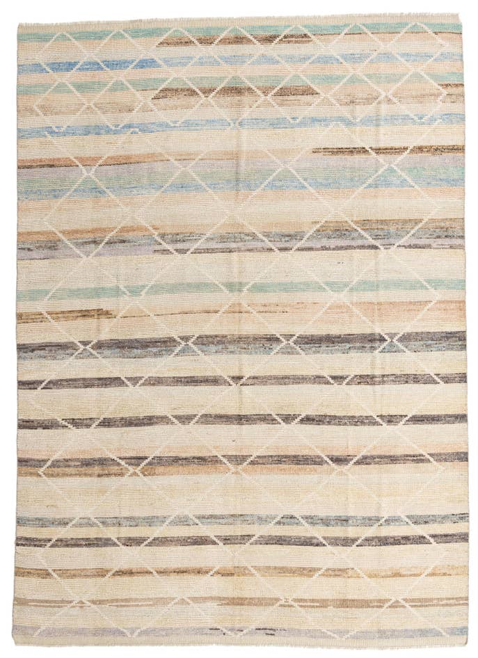 Detail image of 9' x 12' 7 Hand Knotted Moroccan Wool Rug