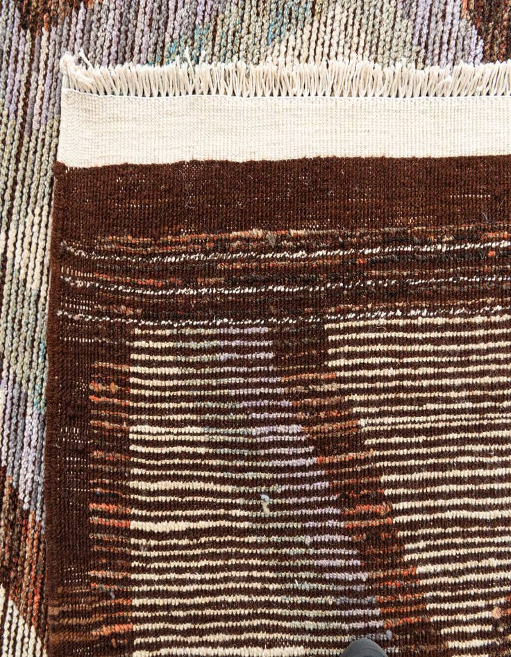 Detail image of 9' 5 x 12' 4  Hand Knotted Moroccan Wool Rug