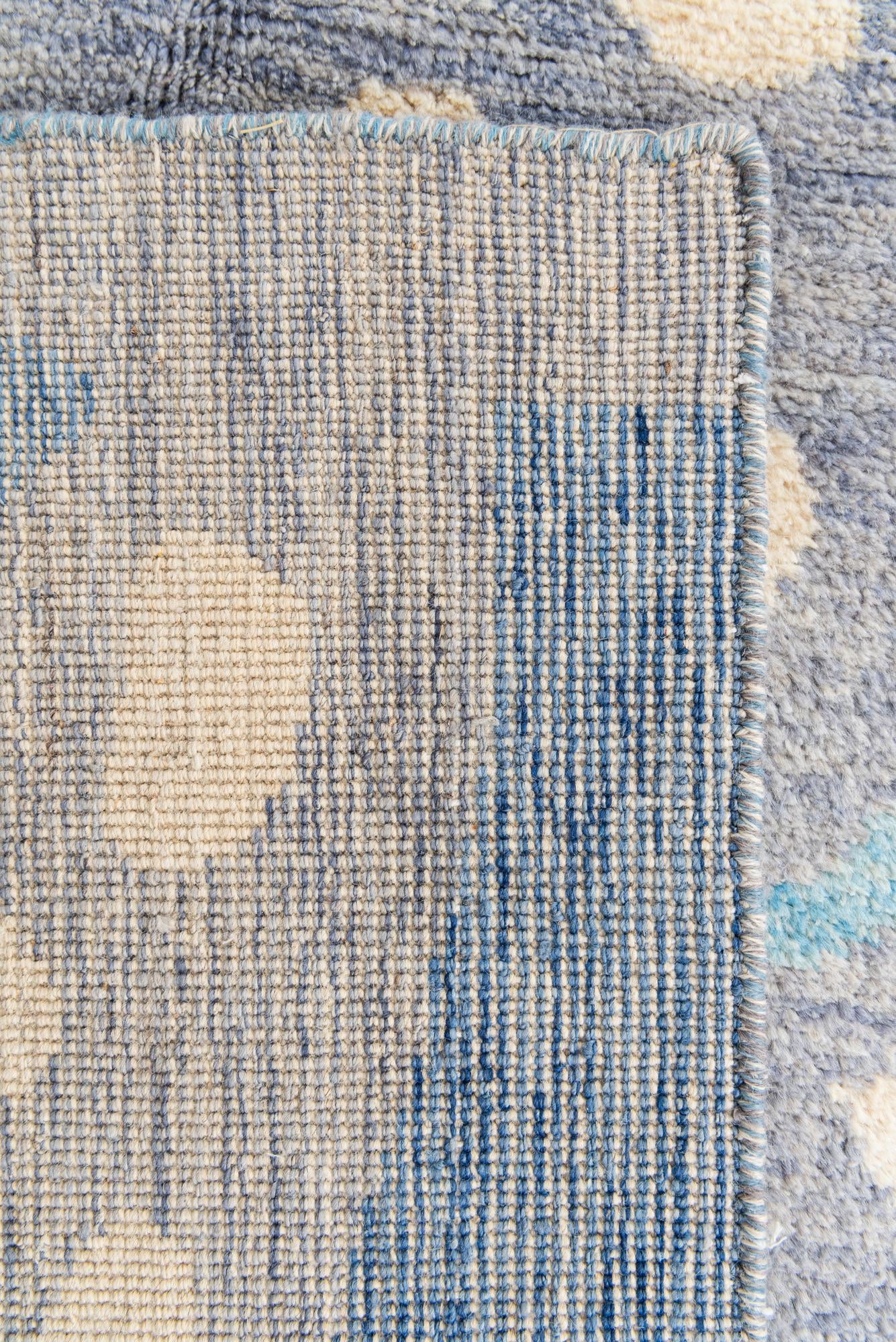 5' 6 x 8' Hand Knotted Moroccan Wool Rug