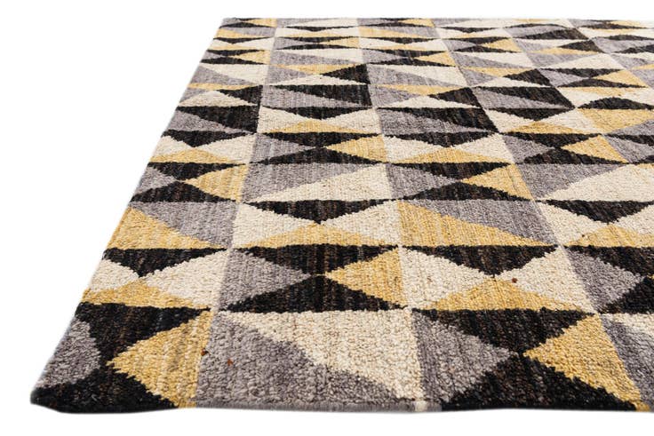 Detail image of 5' x 7' 8 Hand Knotted Moroccan Wool Rug