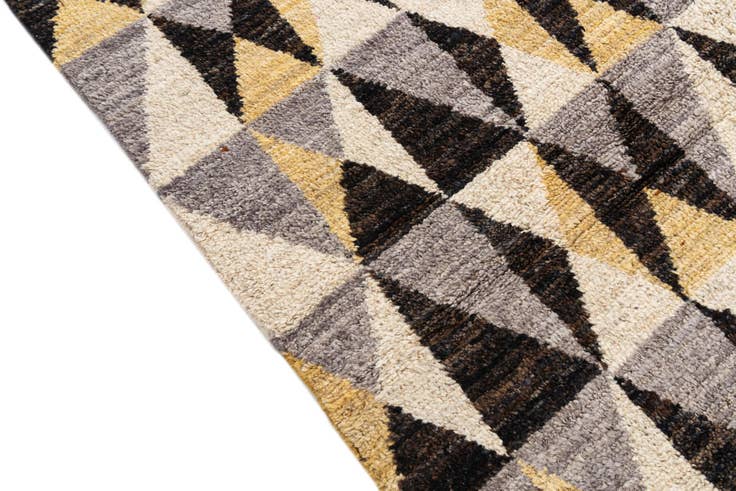 Detail image of 5' x 7' 8 Hand Knotted Moroccan Wool Rug
