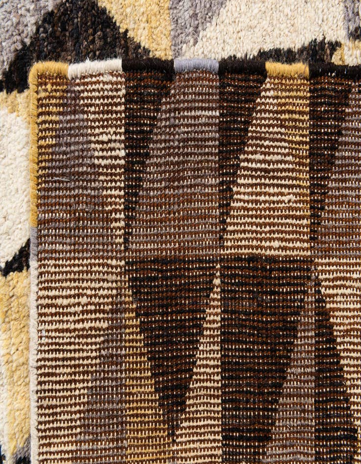Detail image of 5' x 7' 8  Hand Knotted Moroccan Wool Rug