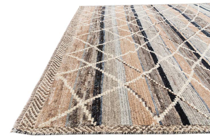 Detail image of 6' x 9' 3 Hand Knotted Moroccan Wool Rug