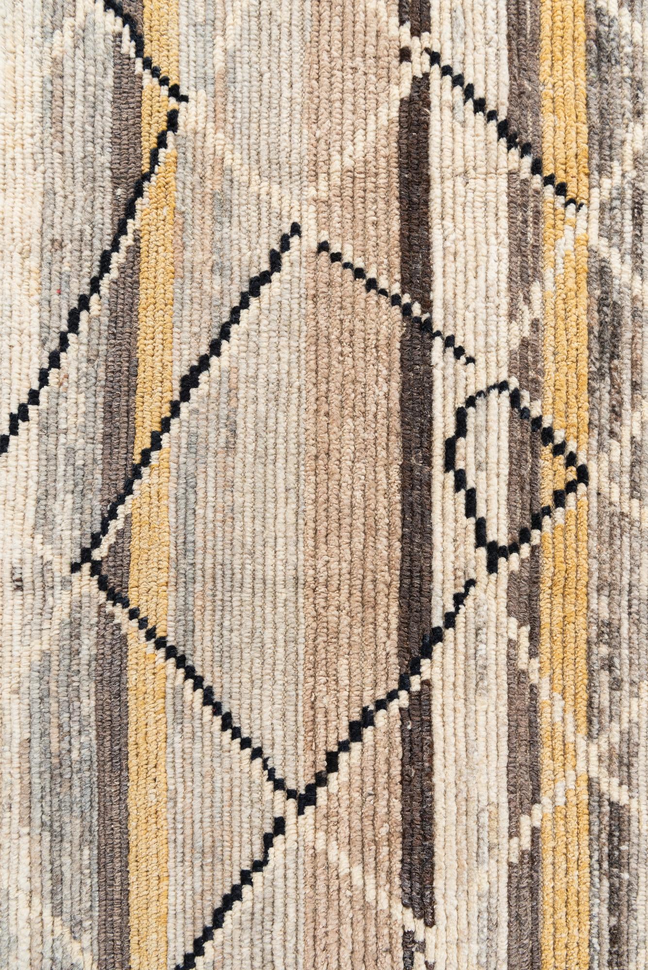 5' 9 x 9' 3 Hand Knotted Moroccan Wool Rug