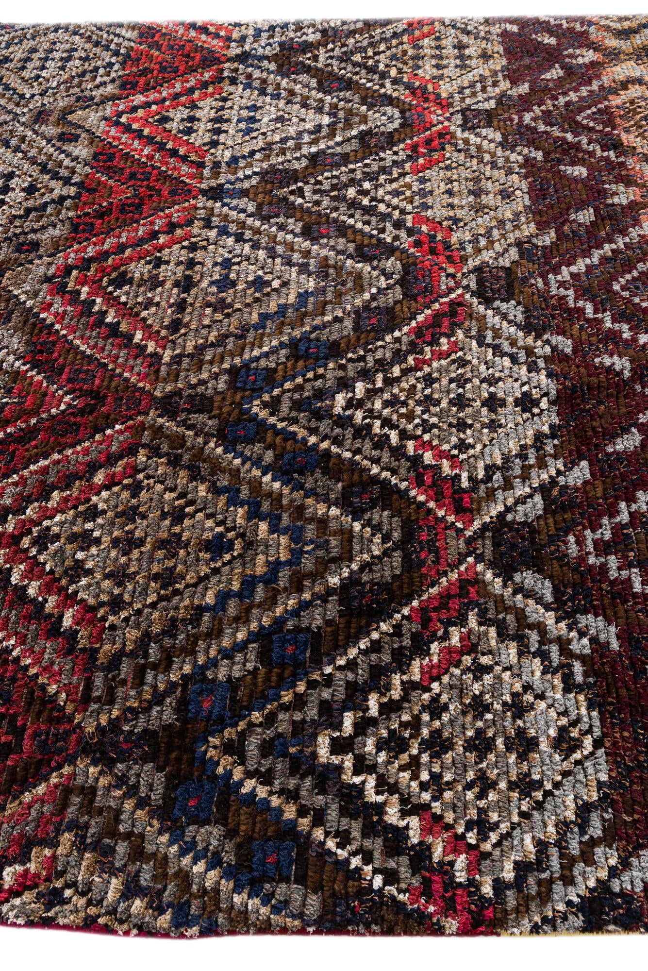 7' 8 x 9' 8 Hand Knotted Moroccan Wool Rug