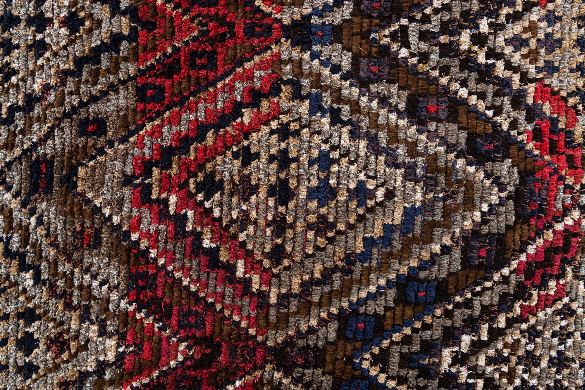 7' 8 x 9' 8 Hand Knotted Moroccan Wool Rug
