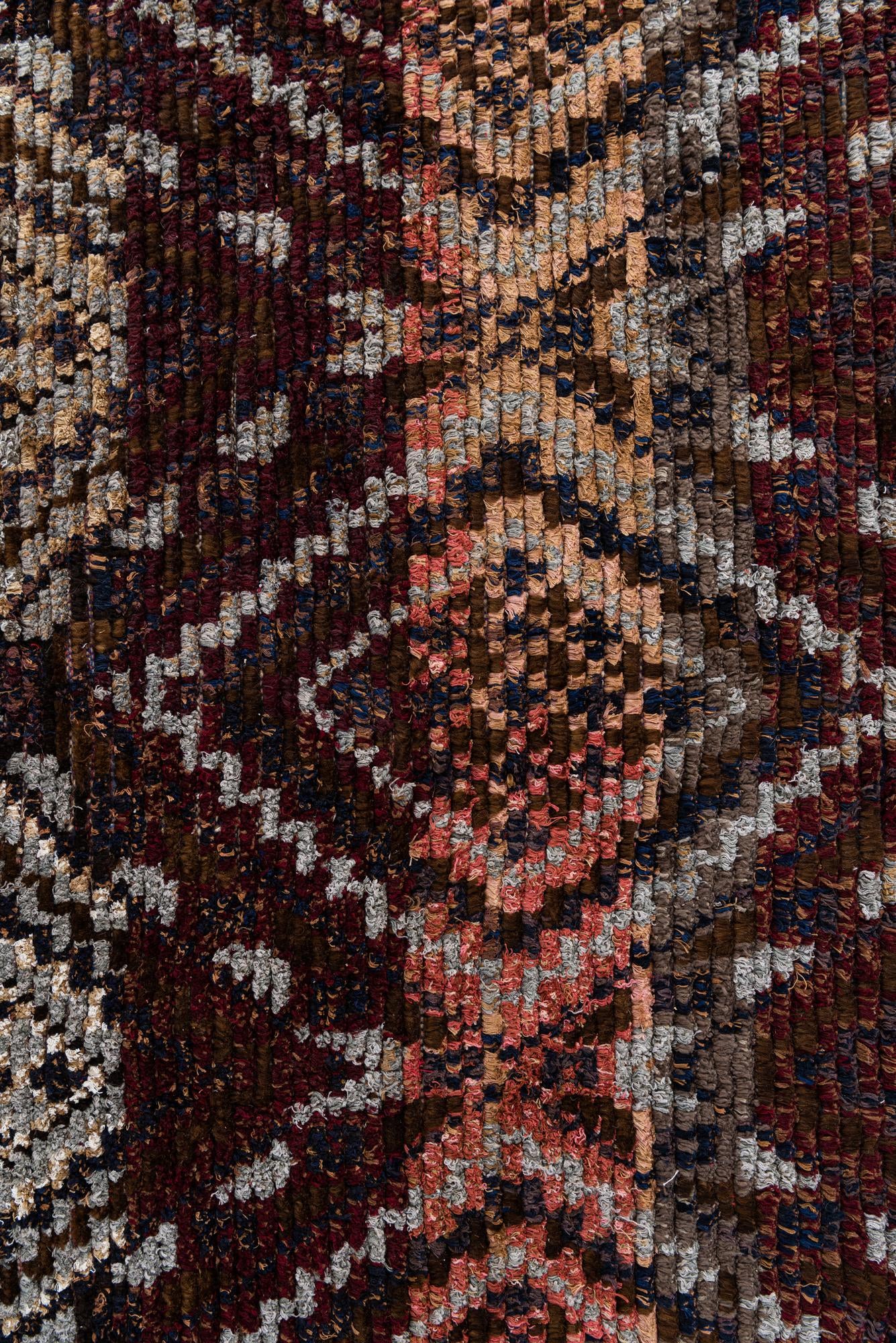 7' 8 x 9' 8 Hand Knotted Moroccan Wool Rug