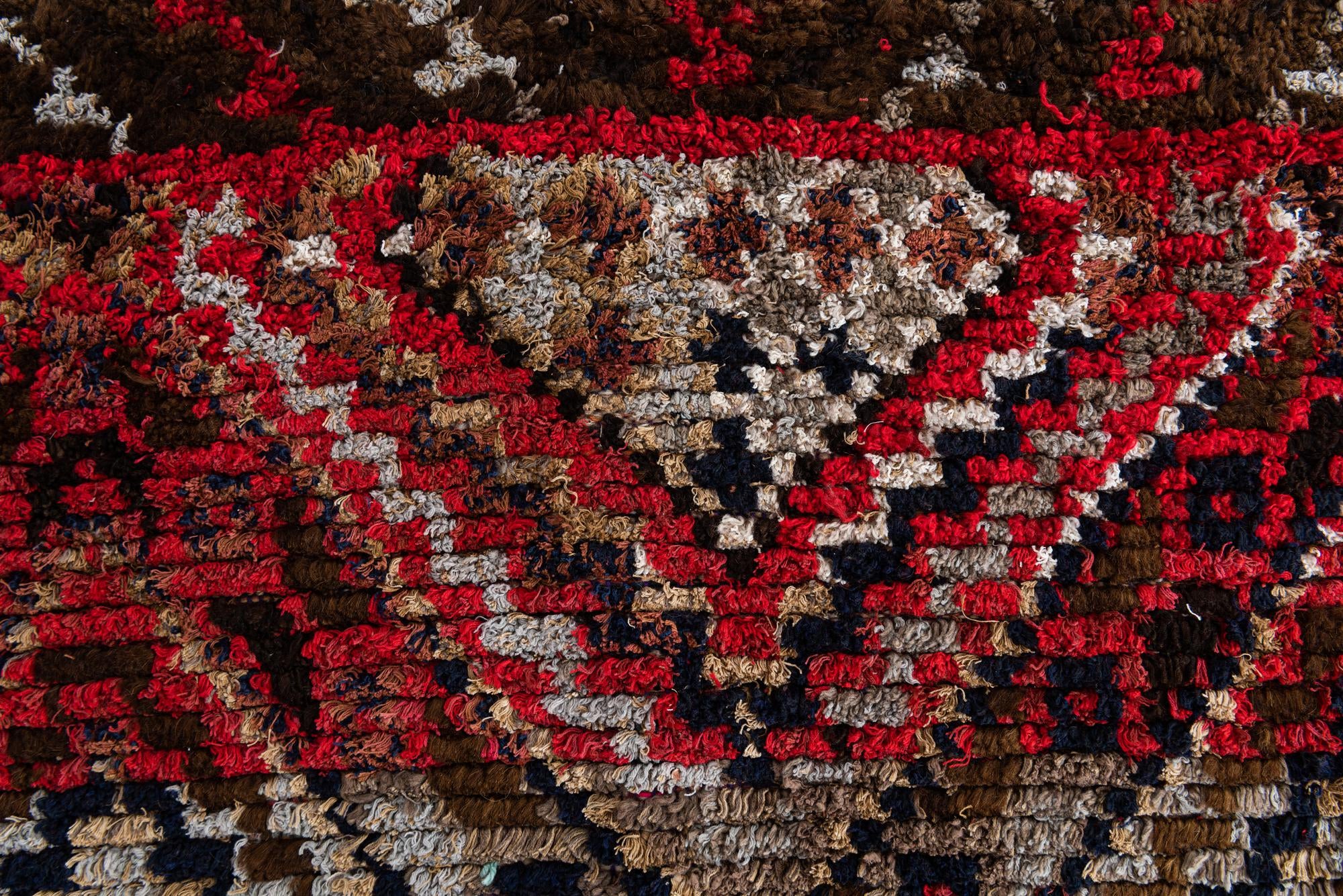 7' 8 x 9' 8 Hand Knotted Moroccan Wool Rug