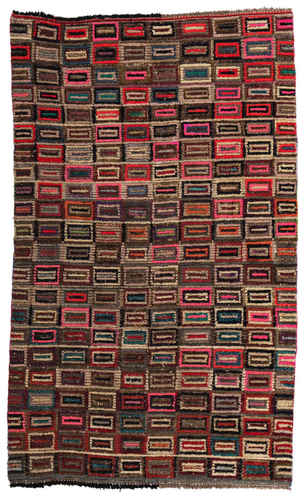 6' x 9' 10 Hand Knotted Moroccan Wool Rug