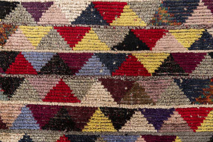 6' 1 x 9' 8 Hand Knotted Moroccan Wool Rug