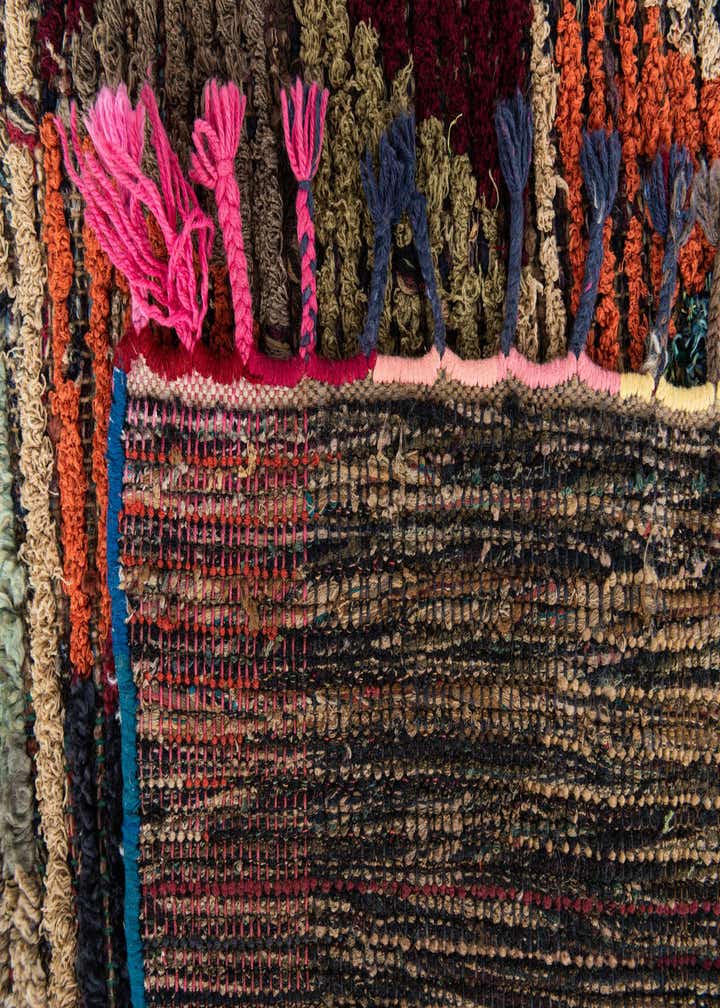 6' 1 x 9' 8 Hand Knotted Moroccan Wool Rug