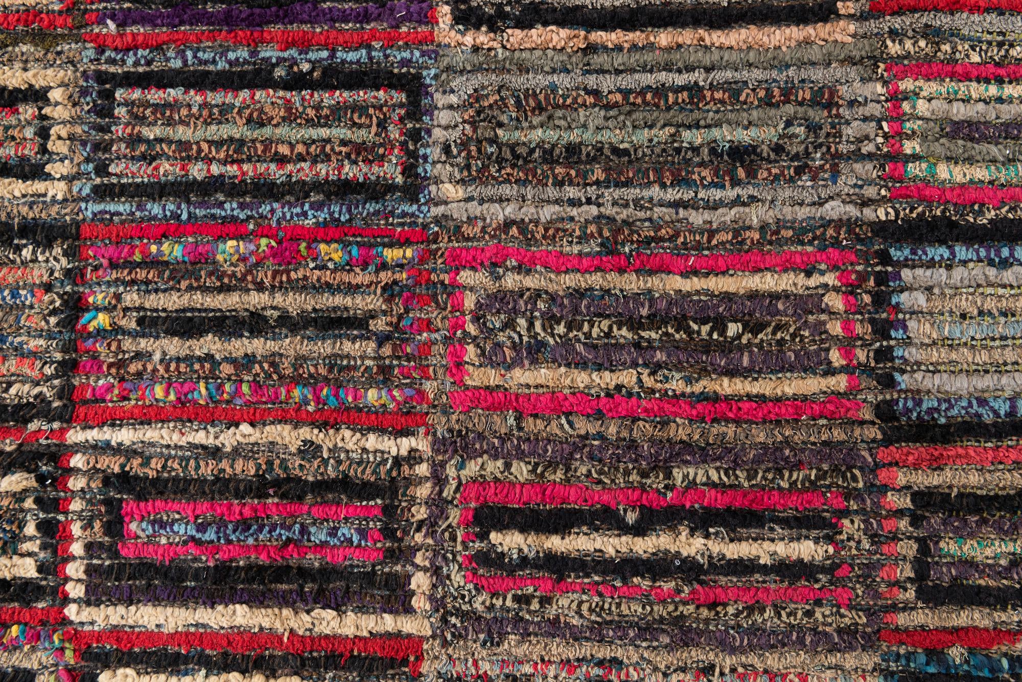 6' 3 x 9' 6 Hand Knotted Moroccan Wool Rug