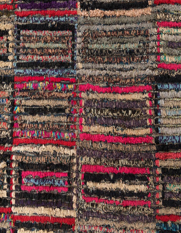 Detail image of 6' 3 x 9' 6  Hand Knotted Moroccan Wool Rug