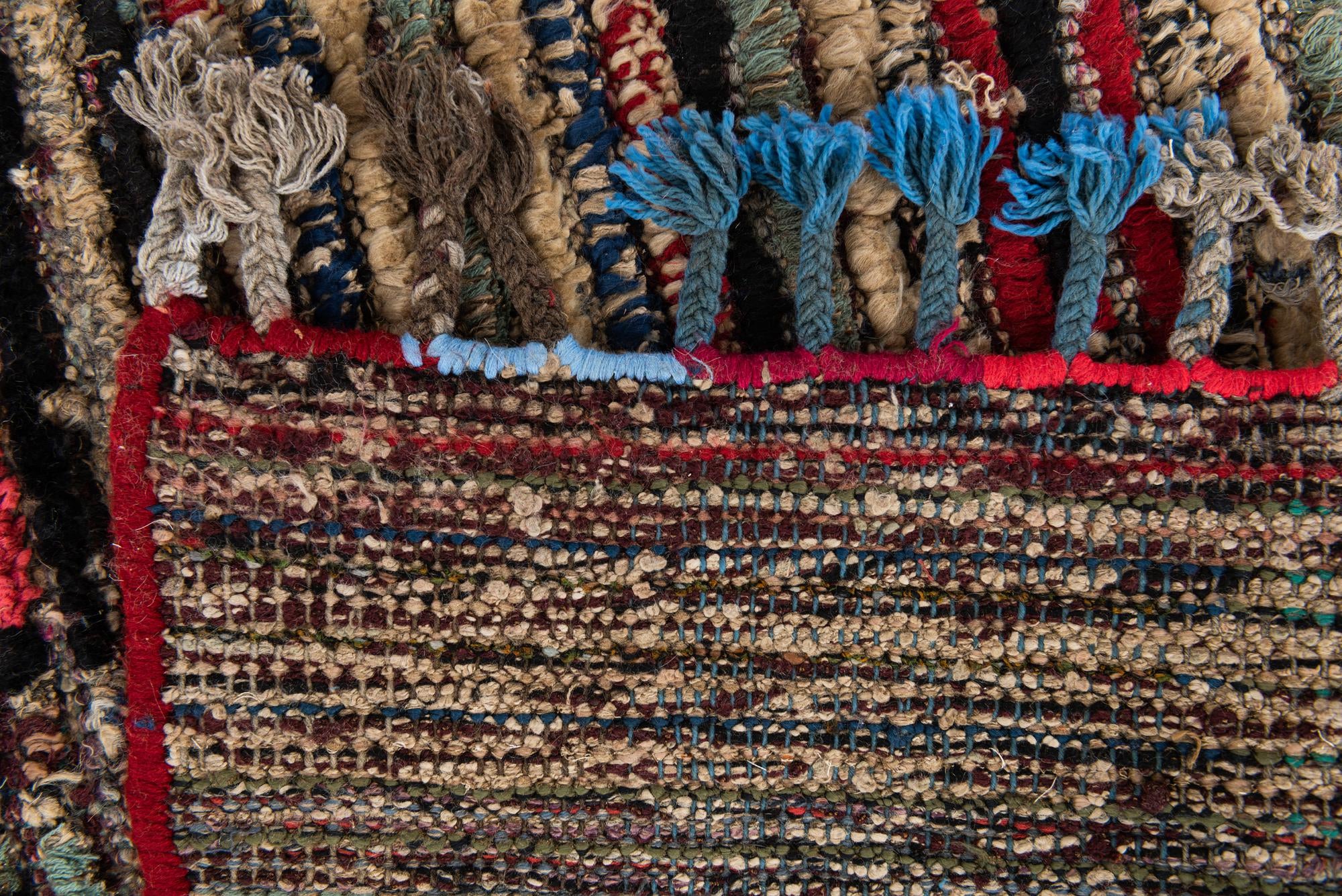 6' 3 x 9' 6 Hand Knotted Moroccan Wool Rug