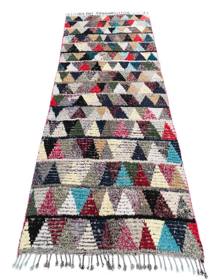 Detail image of 5' 4 x 8'  Hand Knotted Moroccan Wool Rug