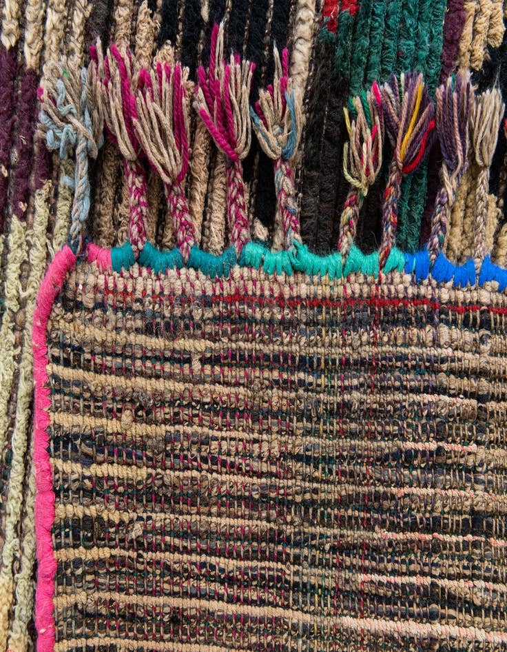 Detail image of 5' x 8' 5  Hand Knotted Moroccan Wool Rug