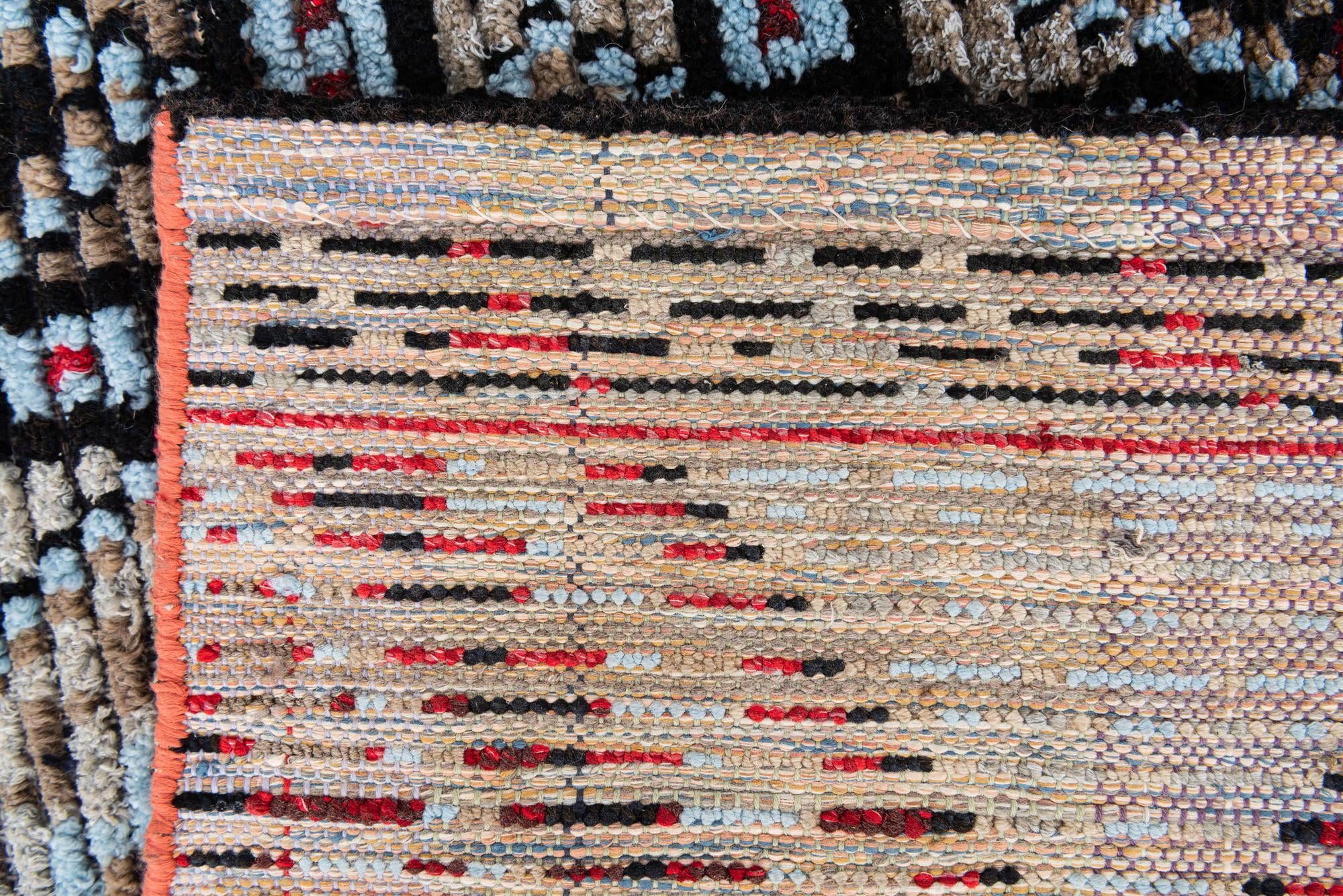 6' 5 x 9' 4 Hand Knotted Moroccan Wool Rug