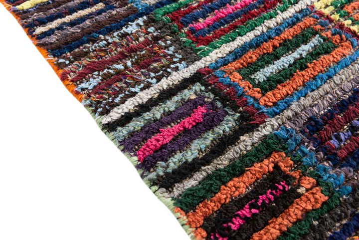 5' 3 x 8' 1 Hand Knotted Moroccan Wool Rug