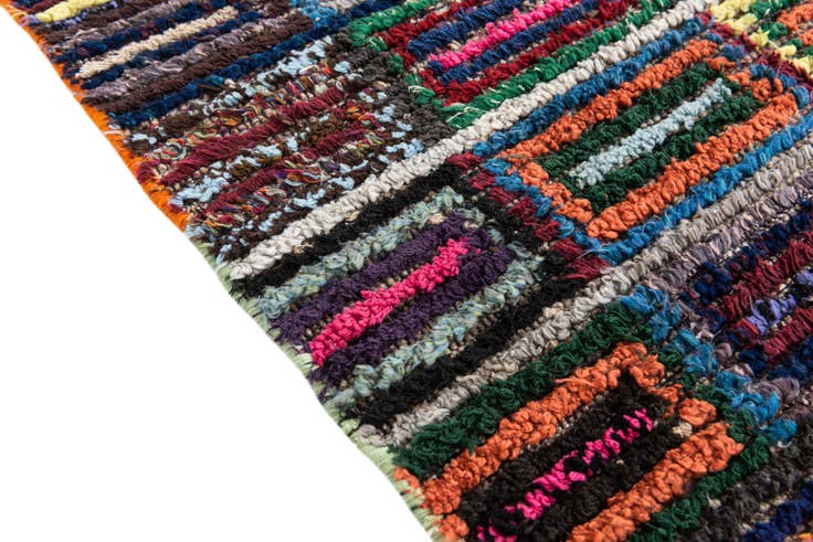 Detail image of 5' 3 x 8' 1 Hand Knotted Moroccan Wool Rug