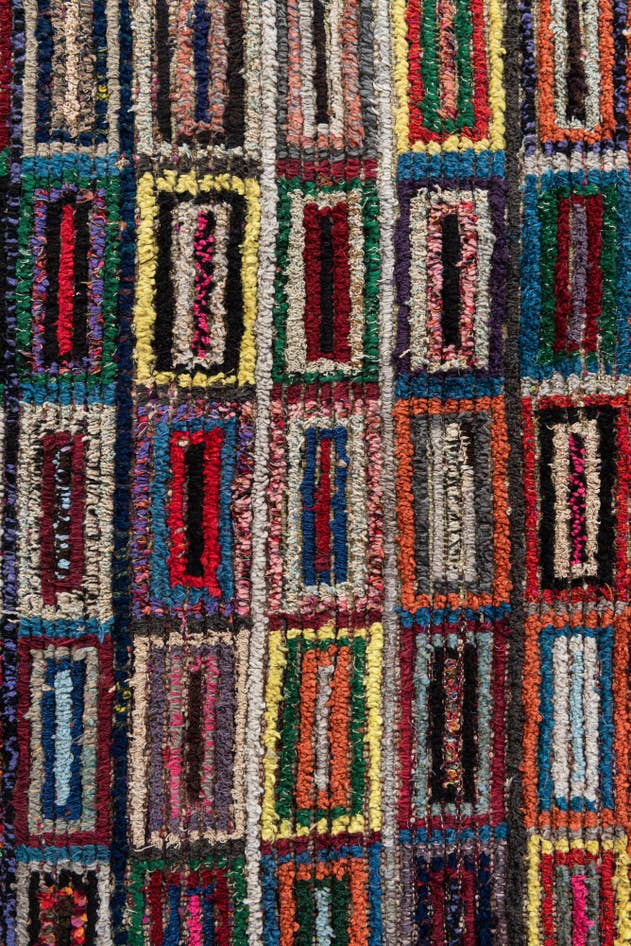 Detail image of 5' 3 x 8' 1 Hand Knotted Moroccan Wool Rug