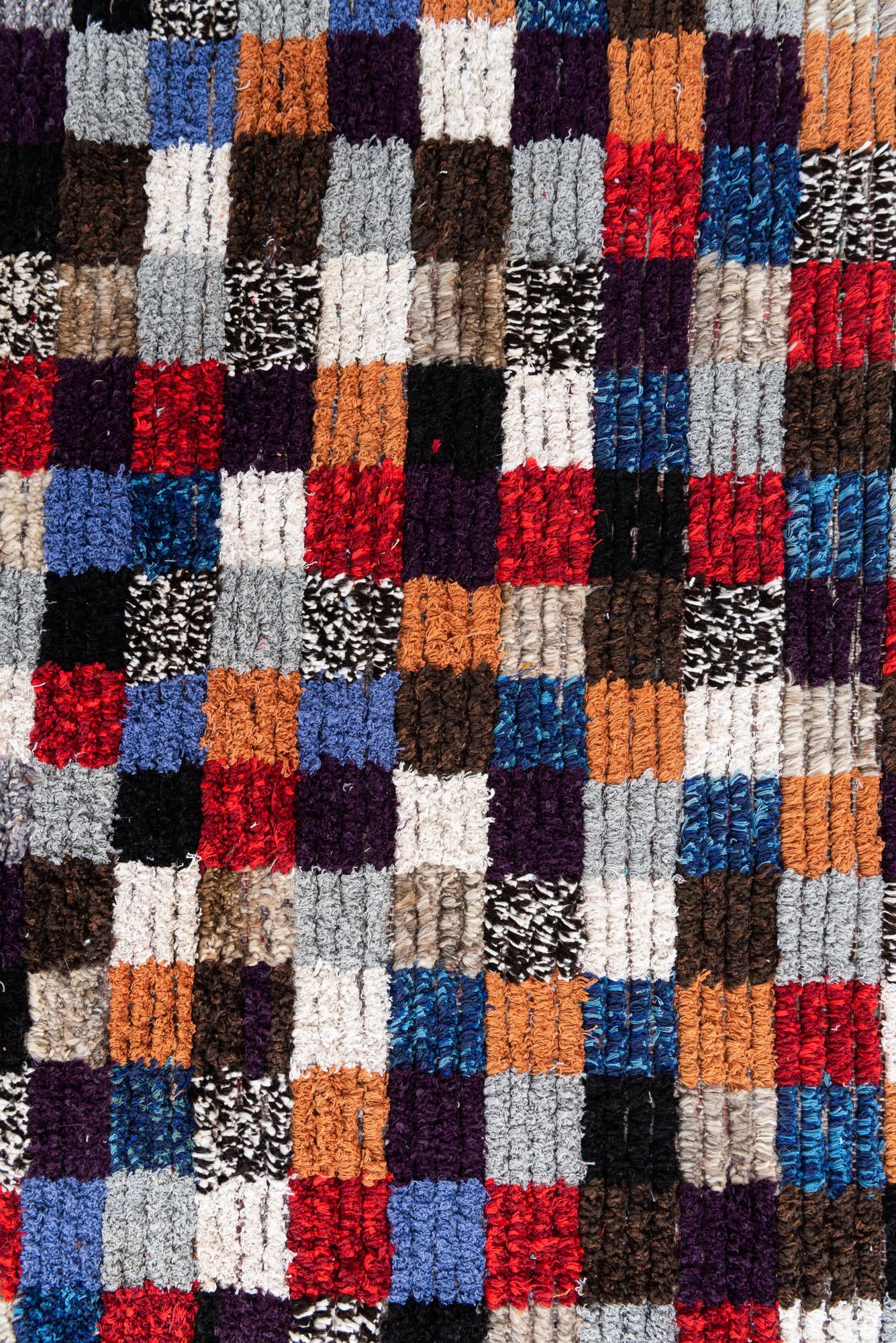 6' 7 x 9' 9 Hand Knotted Moroccan Wool Rug