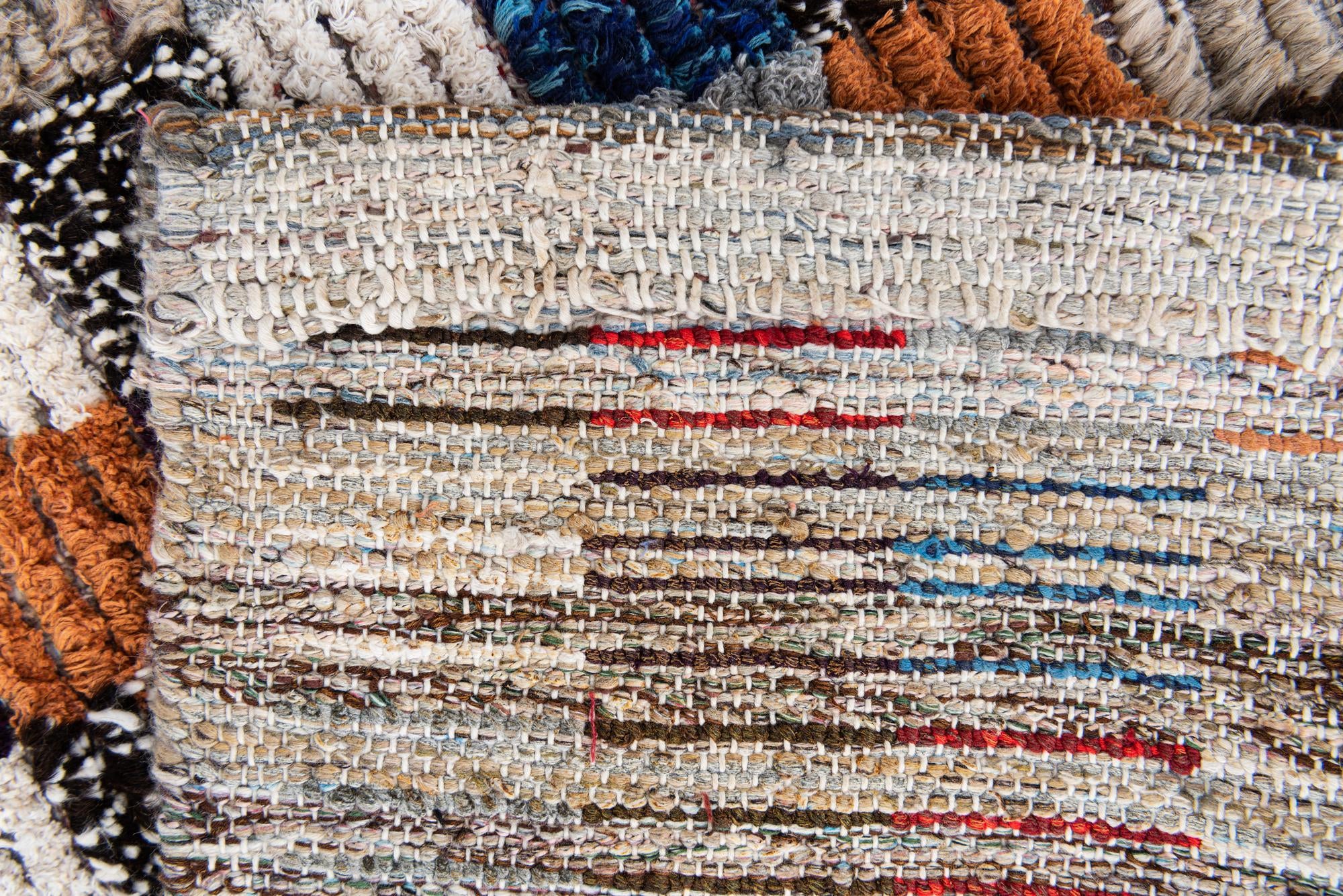6' 7 x 9' 9 Hand Knotted Moroccan Wool Rug