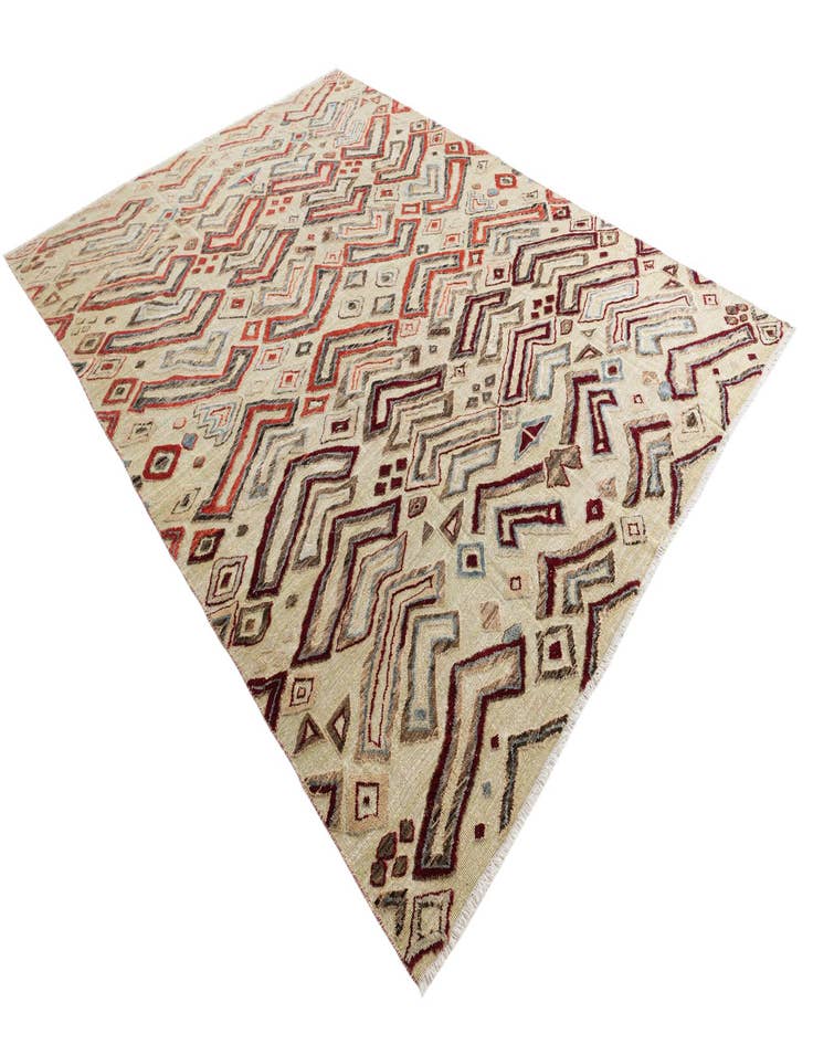 Detail image of 9' x 12' 2  Hand Knotted Moroccan Wool Rug