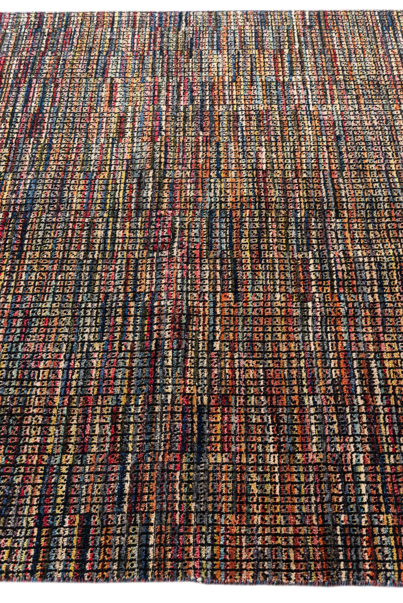 5' 5 x 8' 1 Hand Knotted Moroccan Wool Rug
