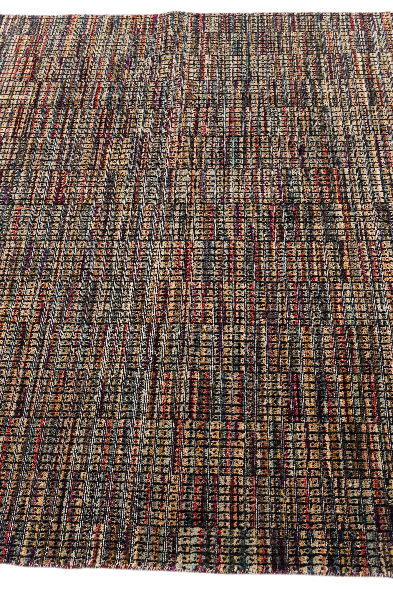 5' 4 x 7' 10 Hand Knotted Moroccan Wool Rug